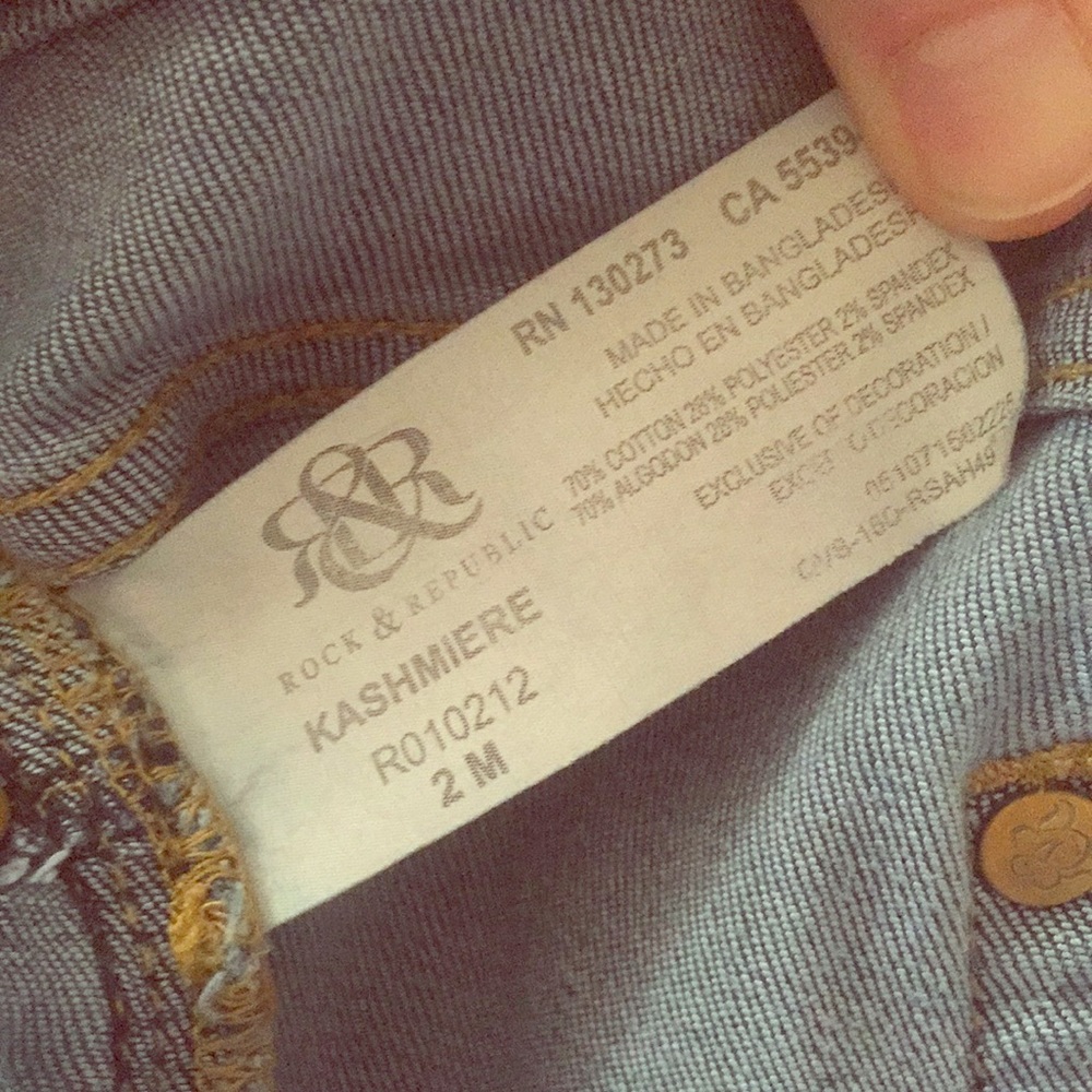 ISO Rock & Republic KASHMIERE R010212 2M Jeans